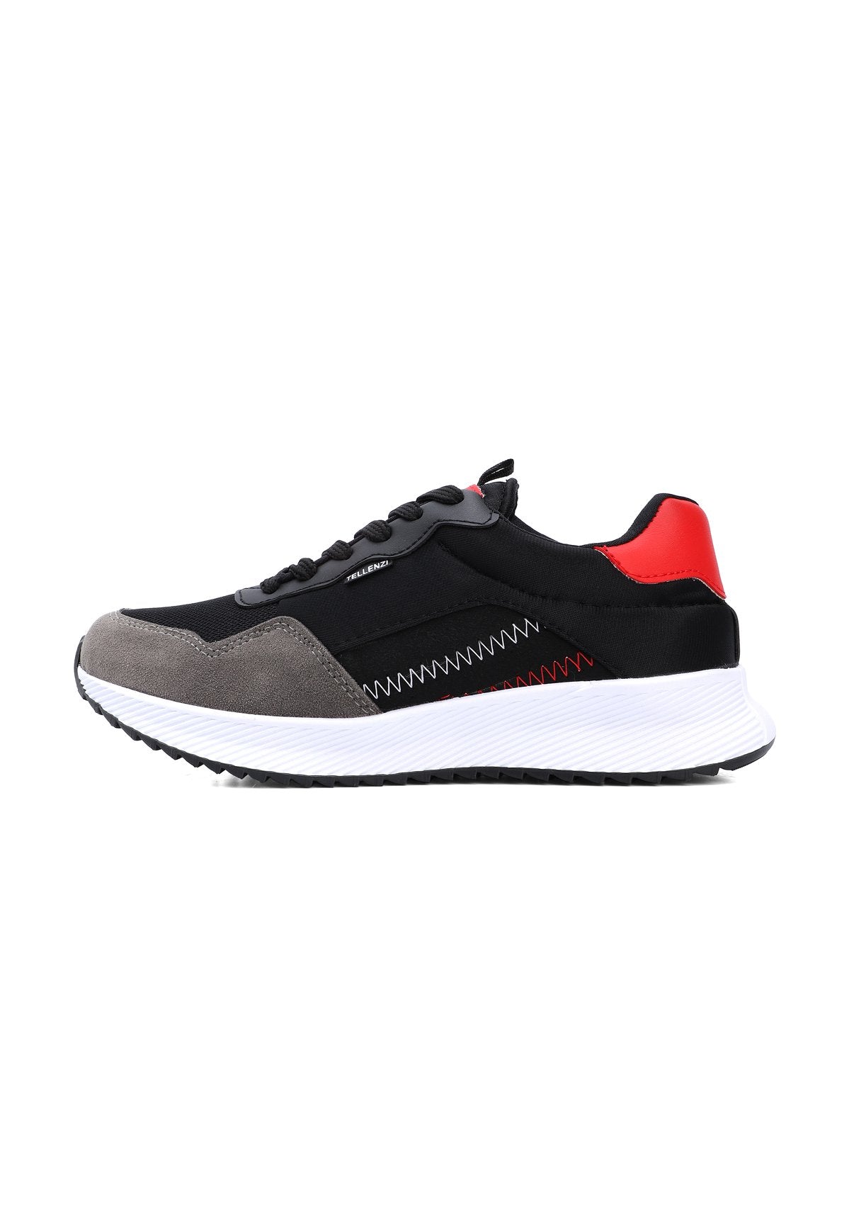 Tenis Hombre Negro-Rojo Tellenzi 423