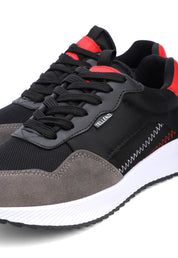 Tenis Hombre Negro-Rojo Tellenzi 423